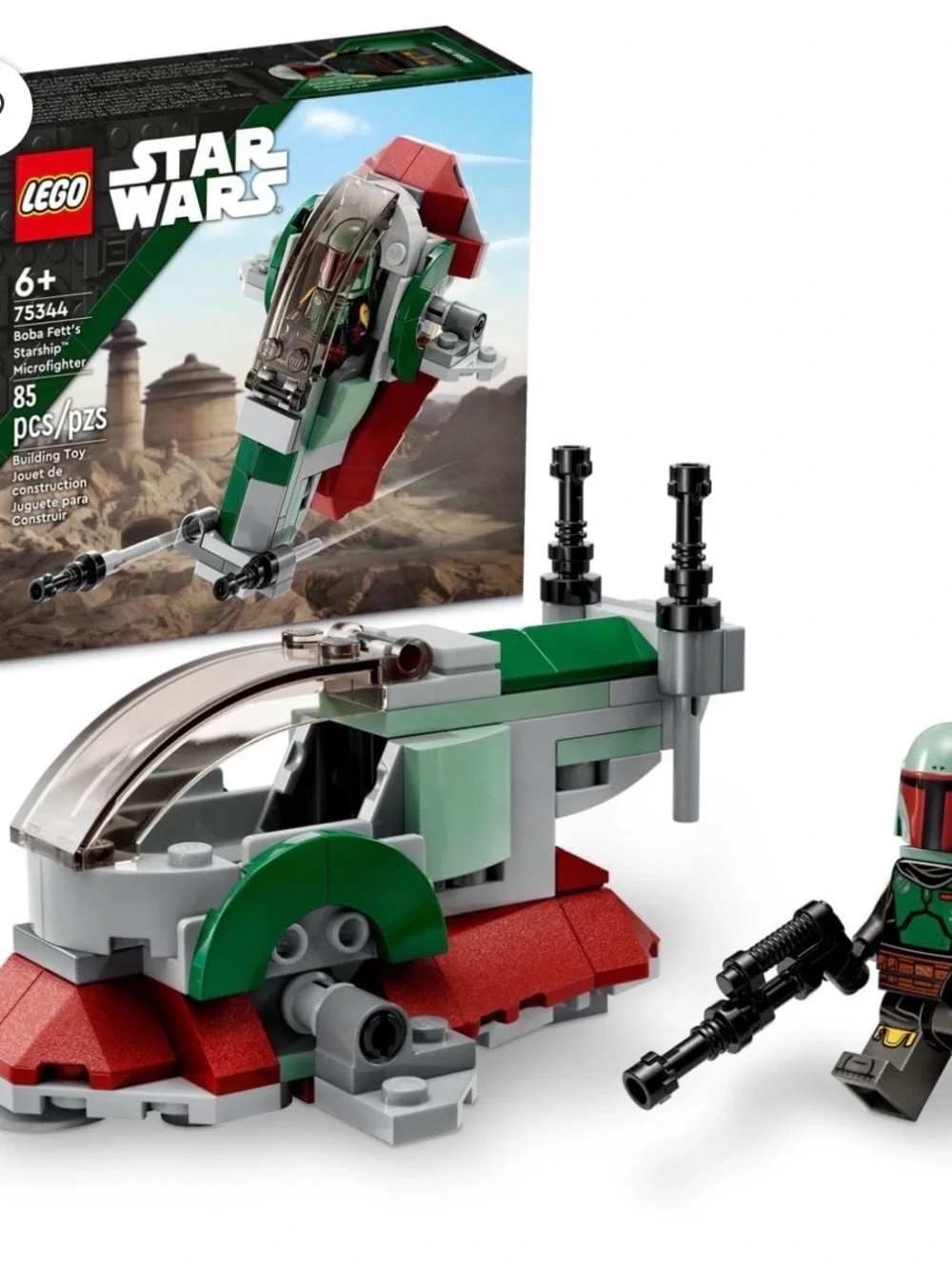 LEGO Star Wars Green and Red Boba Fett Speeder Set